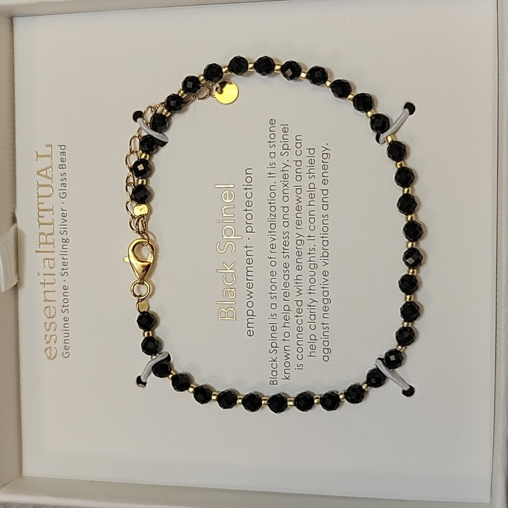 Glass Bead/Sterling Silver Bracelet